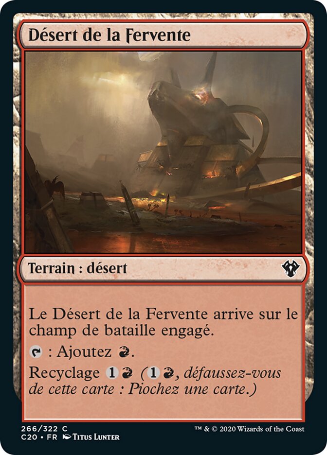 Desert of the Fervent (Commander 2020 #266)