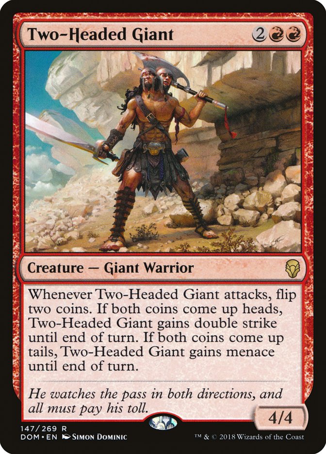 Two-Headed Giant · Dominaria (DOM) #147 · Scryfall Magic The 