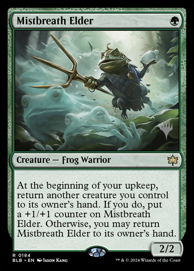 Mistbreath Elder (Bloomburrow Promos #184p)