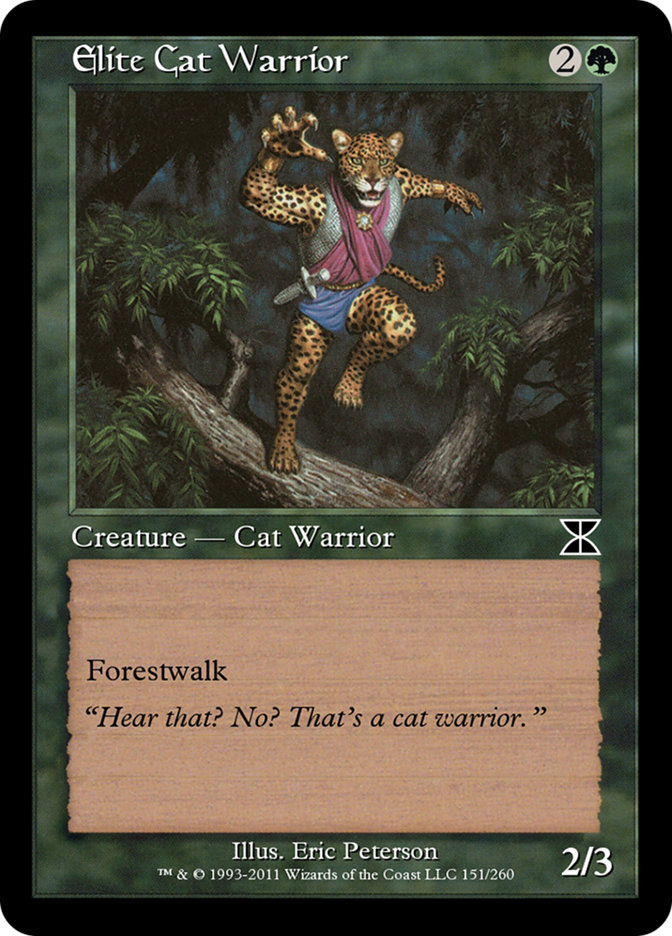 Elite Cat Warrior (Masters Edition IV #151)