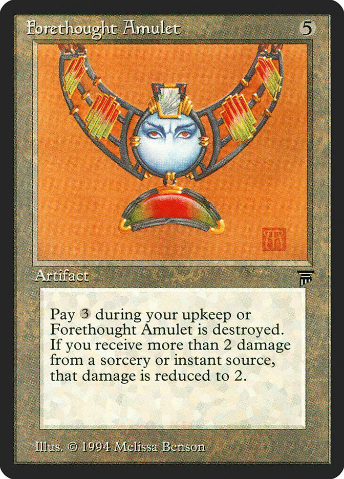 Forethought Amulet · Legends (LEG) #277 · Scryfall Magic The 
