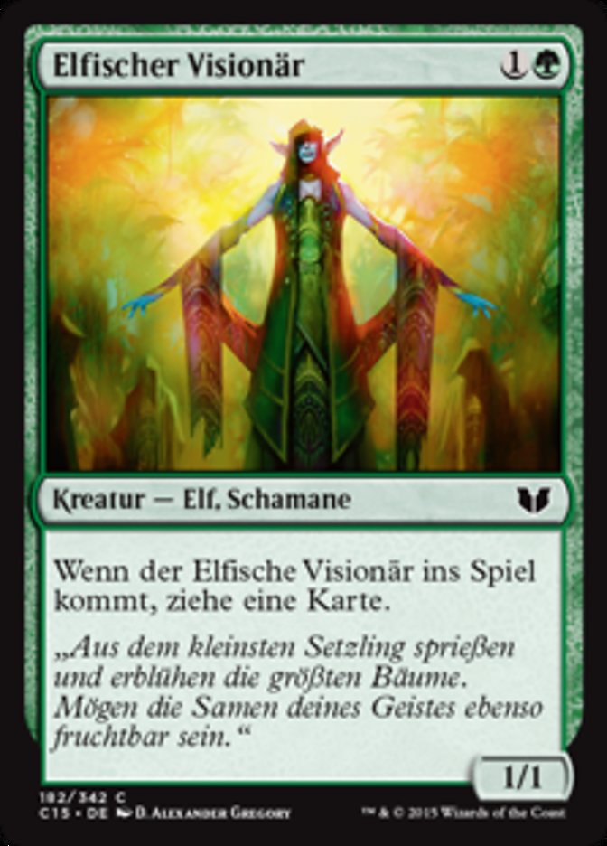 Elvish Visionary (Commander 2015 #182)