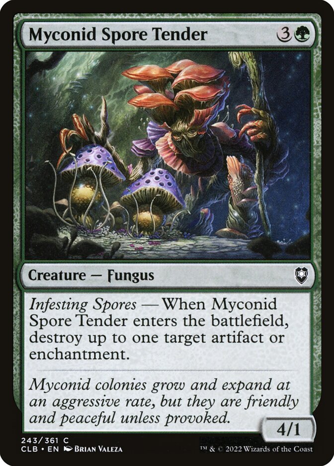 Myconid Spore Tender (Commander Legends: Battle for Baldur's Gate #243)