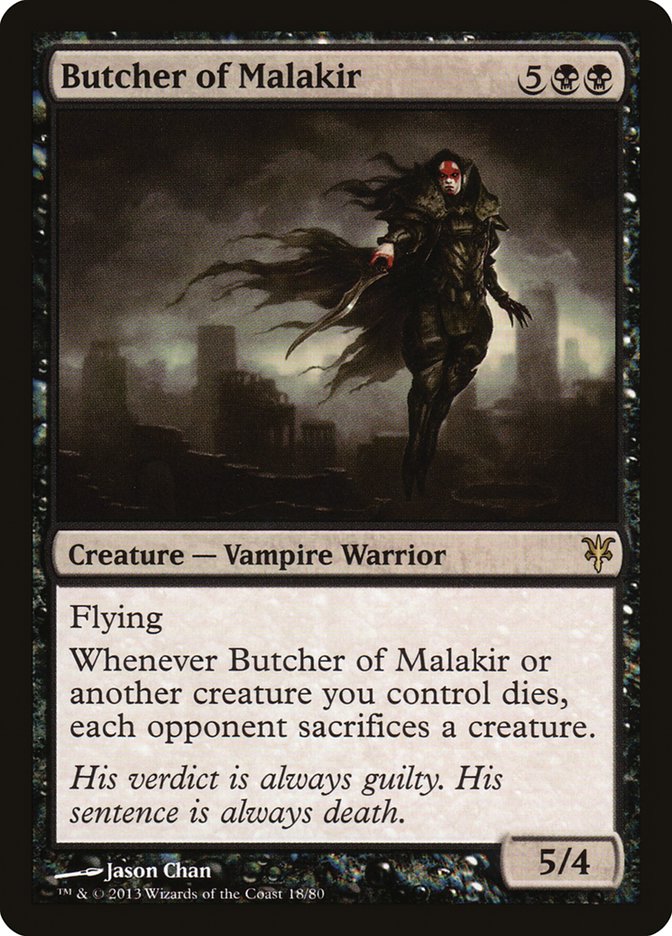 Butcher of Malakir (Duel Decks: Sorin vs. Tibalt #18)