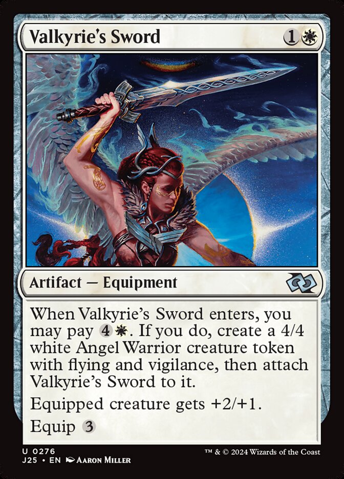 Valkyrie's Sword (Foundations Jumpstart #276)