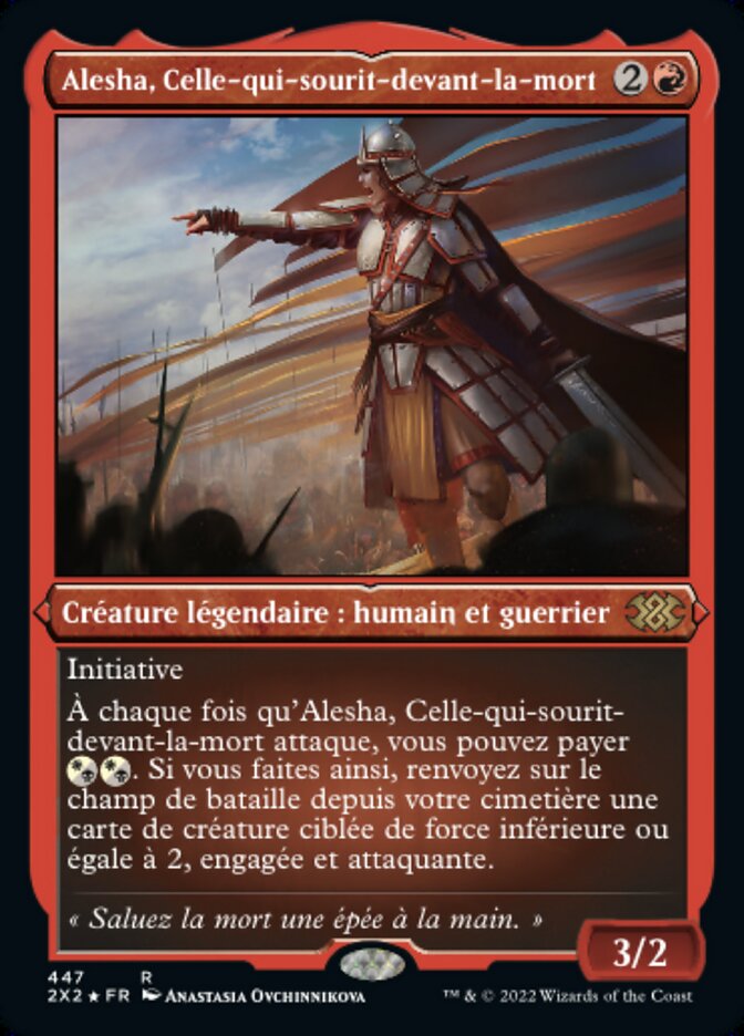 Alesha, Who Smiles at Death (Double Masters 2022 #447)