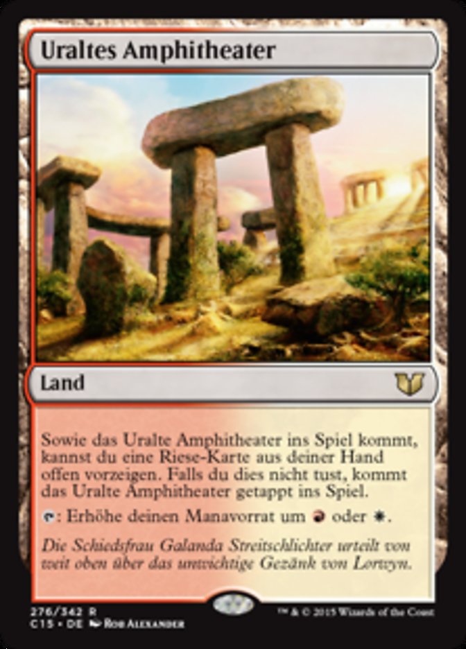 Ancient Amphitheater (Commander 2015 #276)