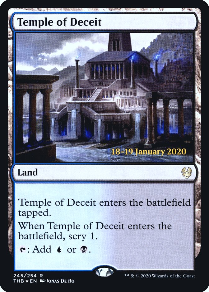 Temple of Deceit (Theros Beyond Death Promos #245s)