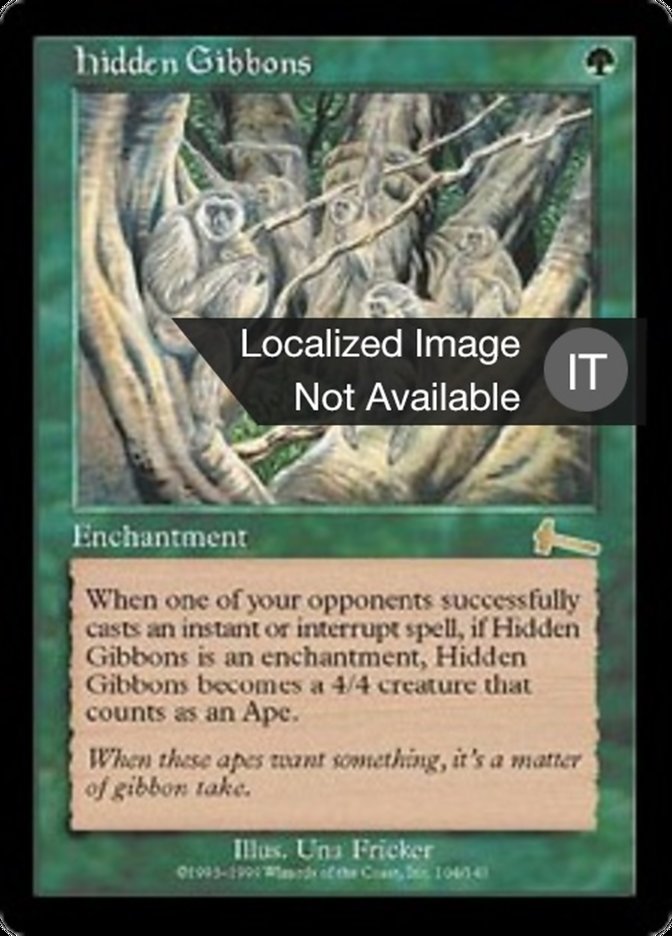 Hidden Gibbons (Urza's Legacy #104)