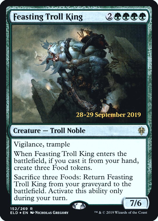 Feasting Troll King (Throne of Eldraine Promos #152s)