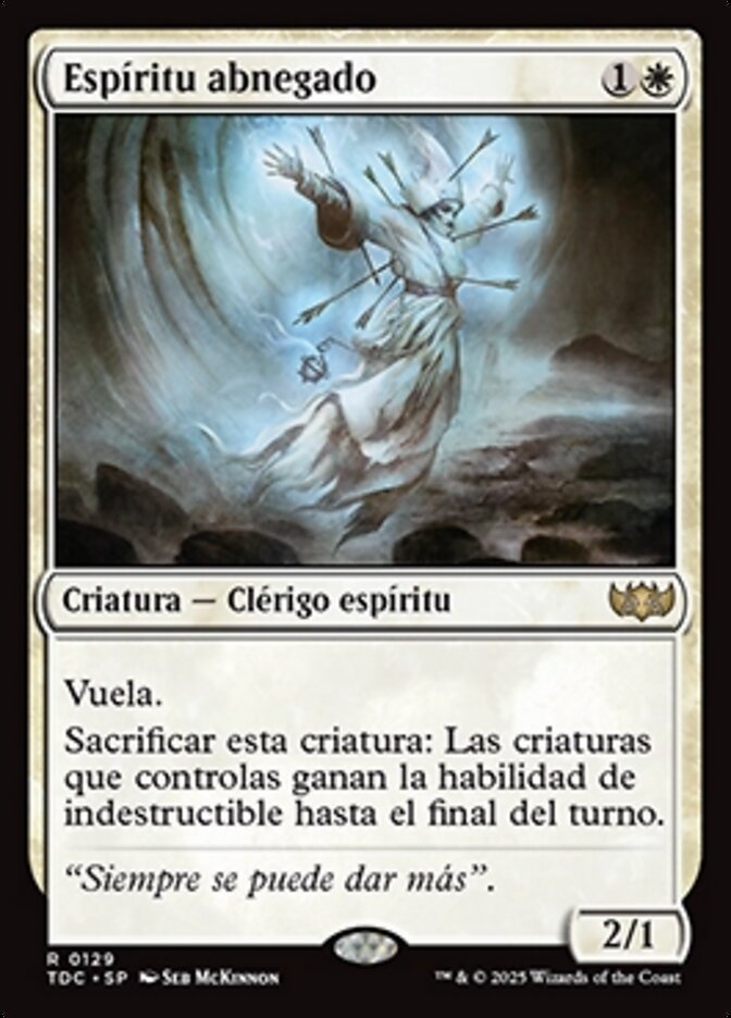 Espíritu abnegado