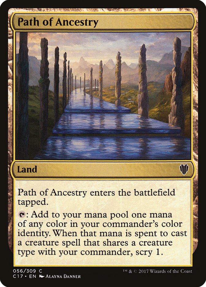 Path of Ancestry · Commander 2017 (C17) #56 · Scryfall Magic The Gathering  Search