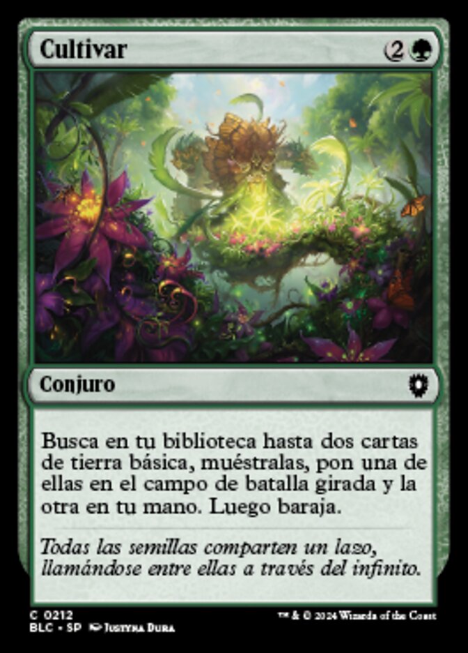 Cultivate (Bloomburrow Commander #212)