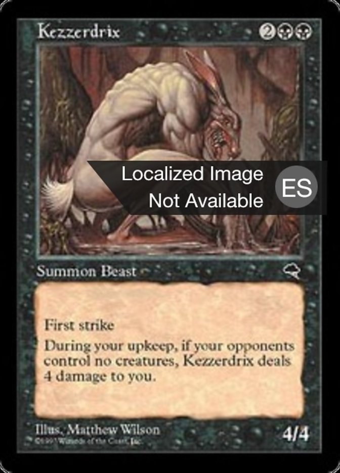 Kezzerdrix (Tempest #139)