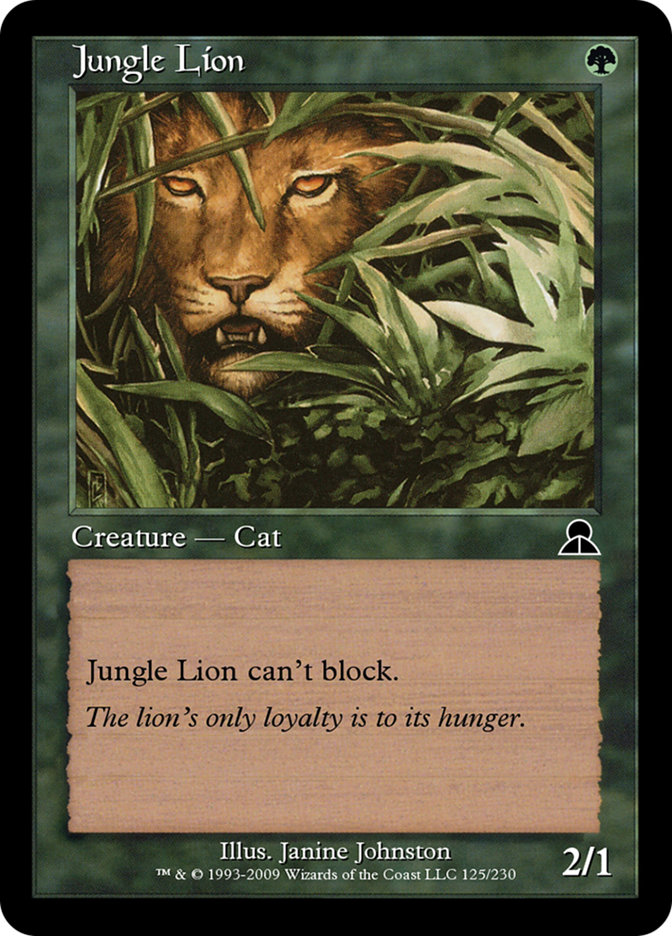 Jungle Lion (Masters Edition III #125)