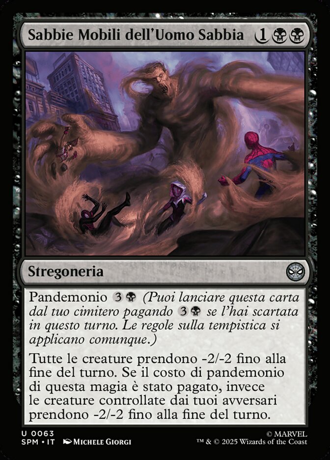 Sabbie Mobili dell'Uomo Sabbia