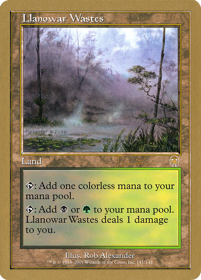 Llanowar Wastes (World Championship Decks 2001 #jt141)
