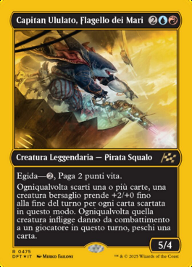 Capitan Ululato, Flagello dei Mari