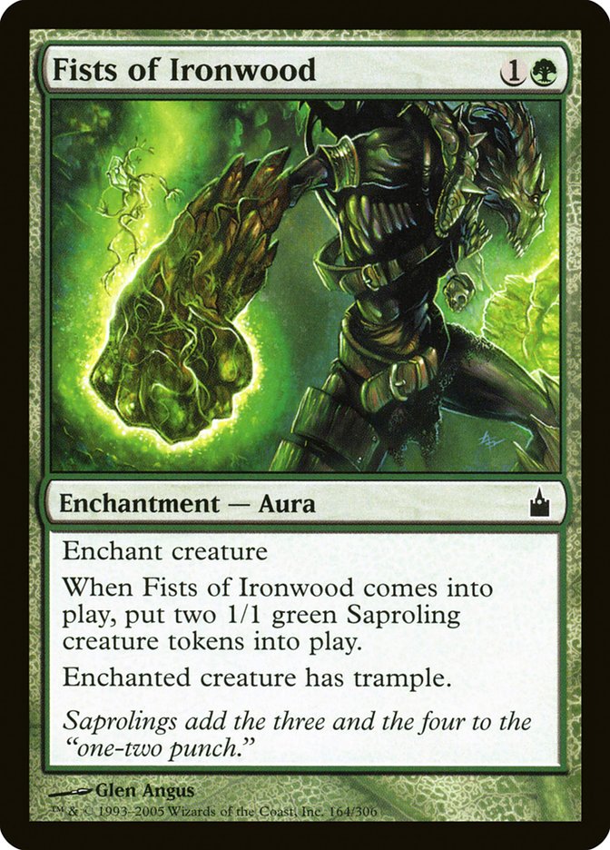 Fists of Ironwood (Ravnica: City of Guilds #164)