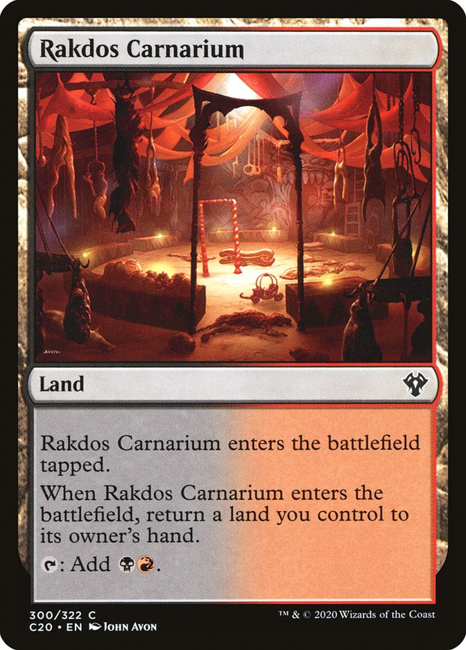 Rakdos Carnarium - Commander 2020 - MTG Print