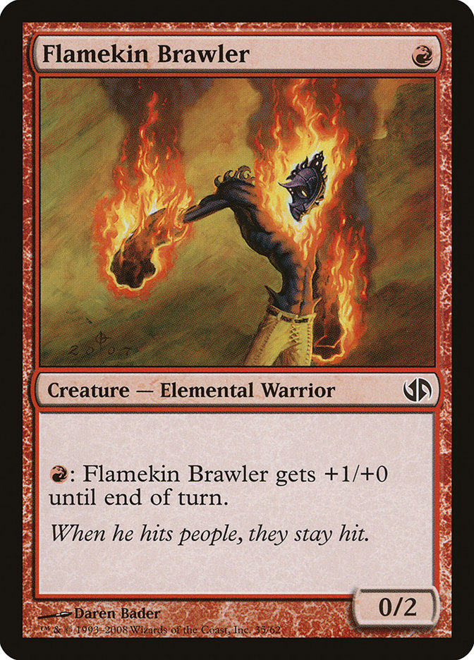 Flamekin Brawler (Duel Decks: Jace vs. Chandra #35)