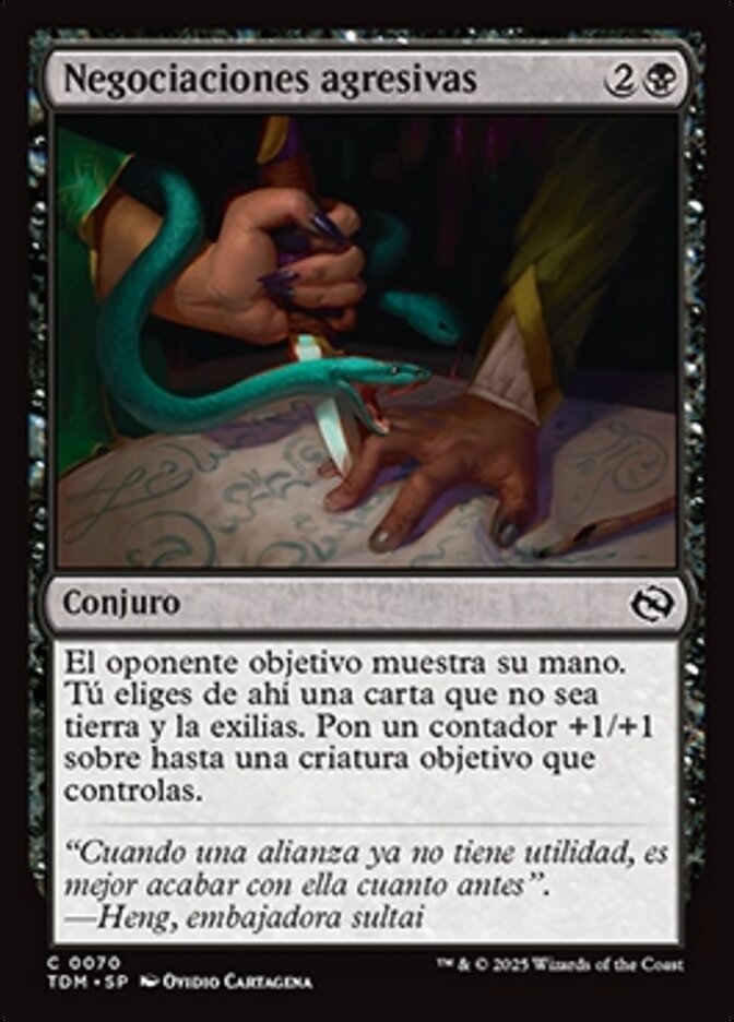 Negociaciones agresivas