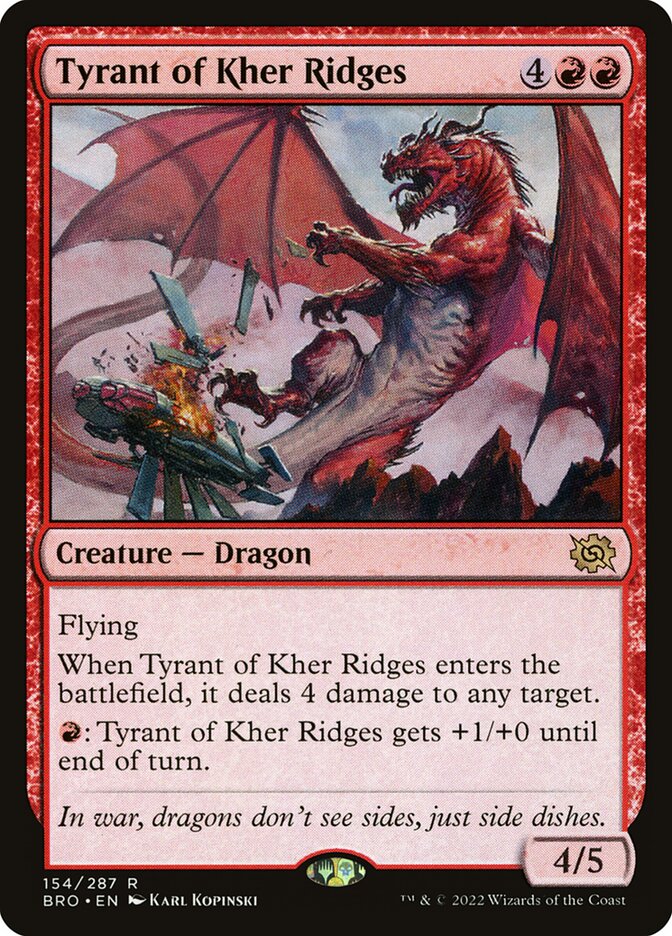 Tyrant of Kher Ridges (The Brothers' War #154)