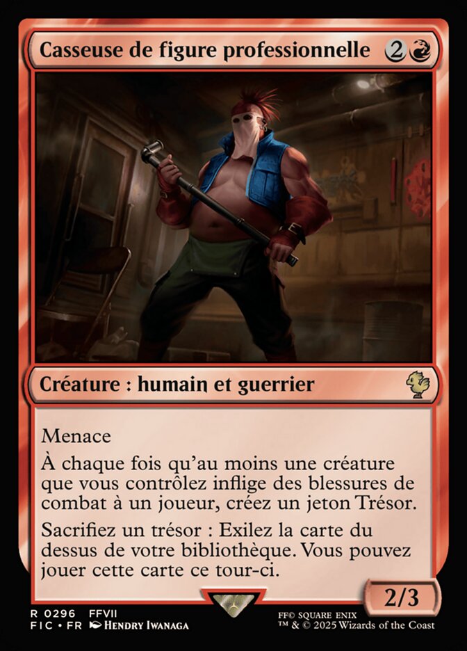 Casseuse de figure professionnelle