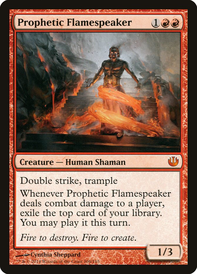 Prophetic Flamespeaker (Journey into Nyx #106)