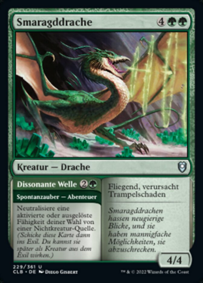 Emerald Dragon // Dissonant Wave