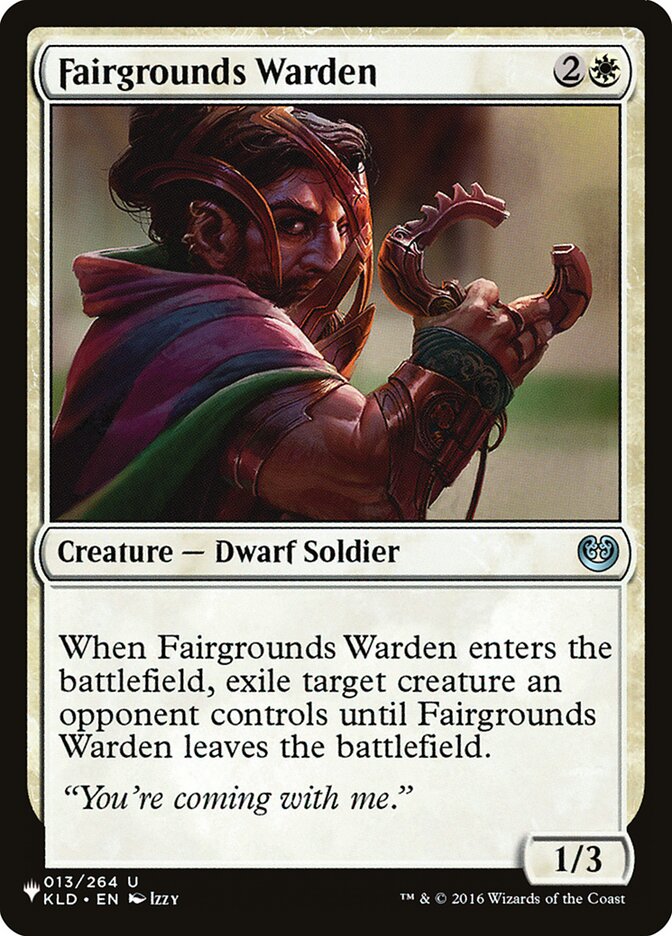 Fairgrounds Warden (The List #KLD-13)