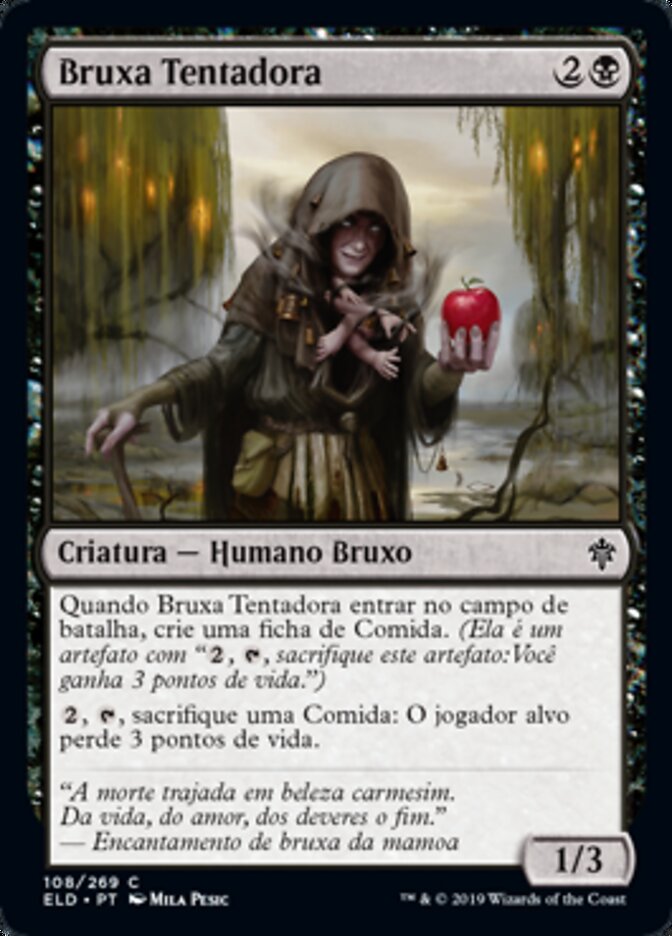 Bruxa Tentadora (Tempting Witch) · Throne of Eldraine (ELD) #108