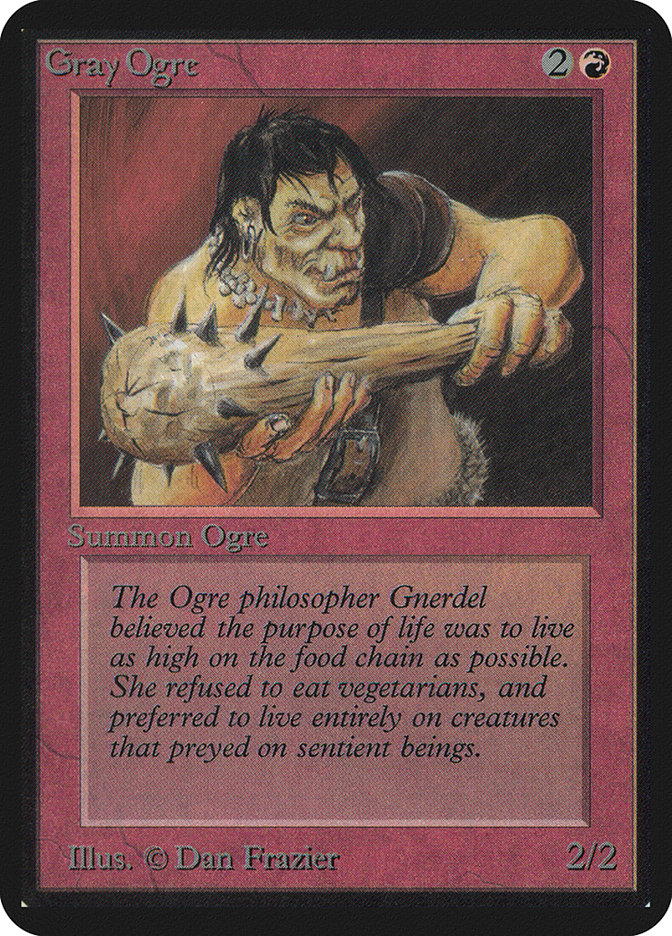 Gray Ogre (Limited Edition Alpha #156)