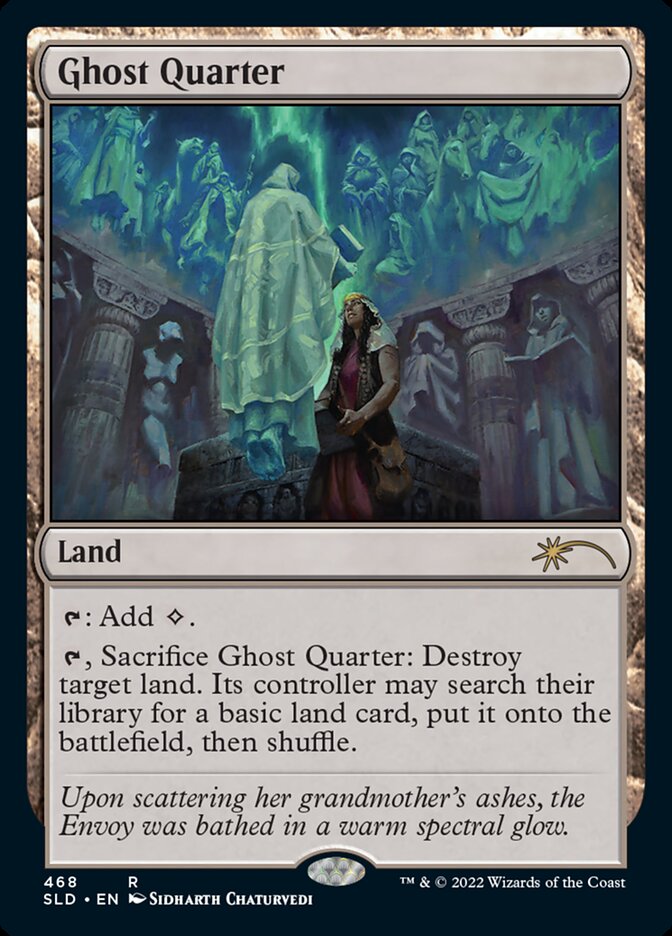 Ghost Quarter · Secret Lair Drop (SLD) #468 · Scryfall Magic The