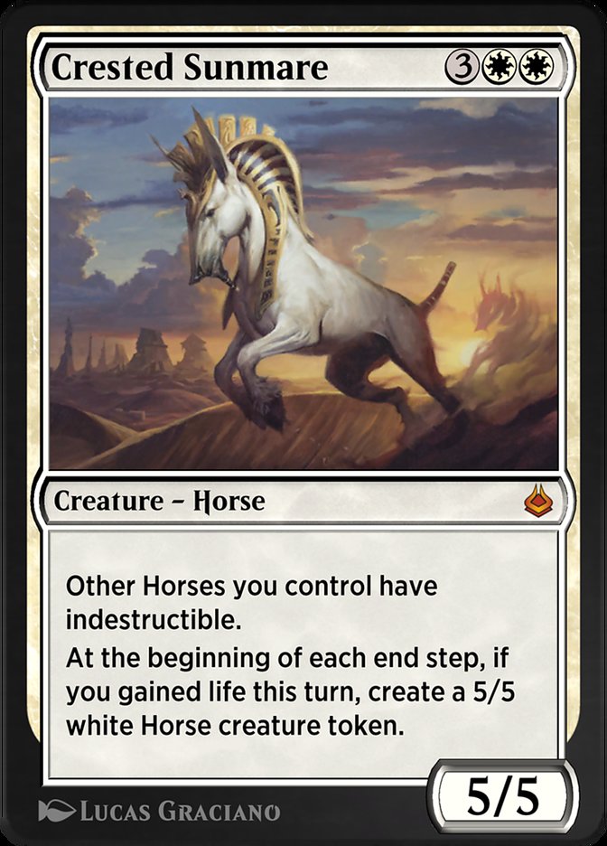 Crested Sunmare (Amonkhet Remastered #11)