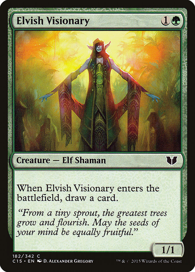 Elvish Visionary (Commander 2015 #182)