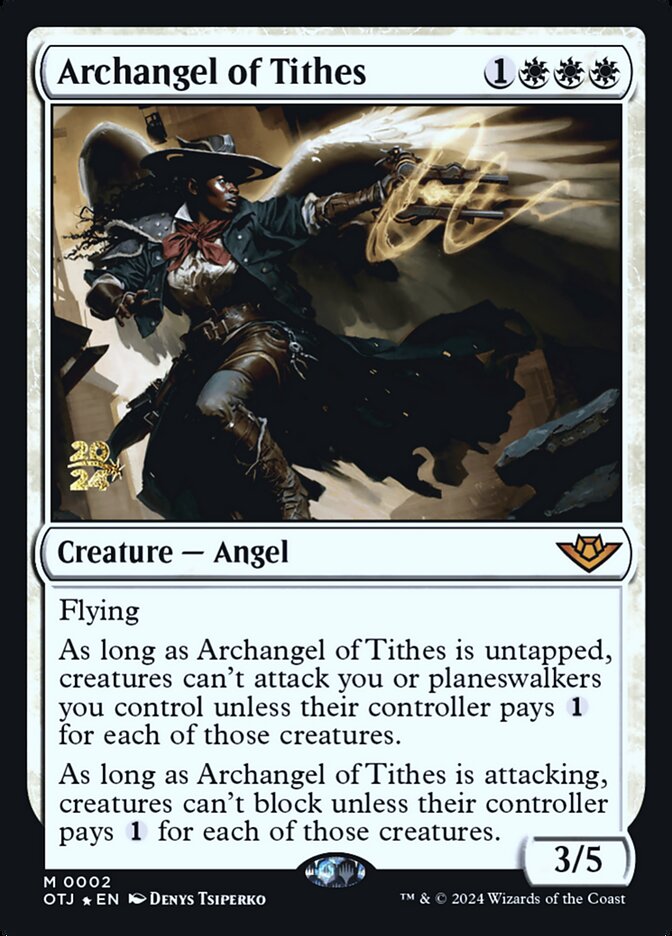 Archangel of Tithes (Outlaws of Thunder Junction Promos #2s)