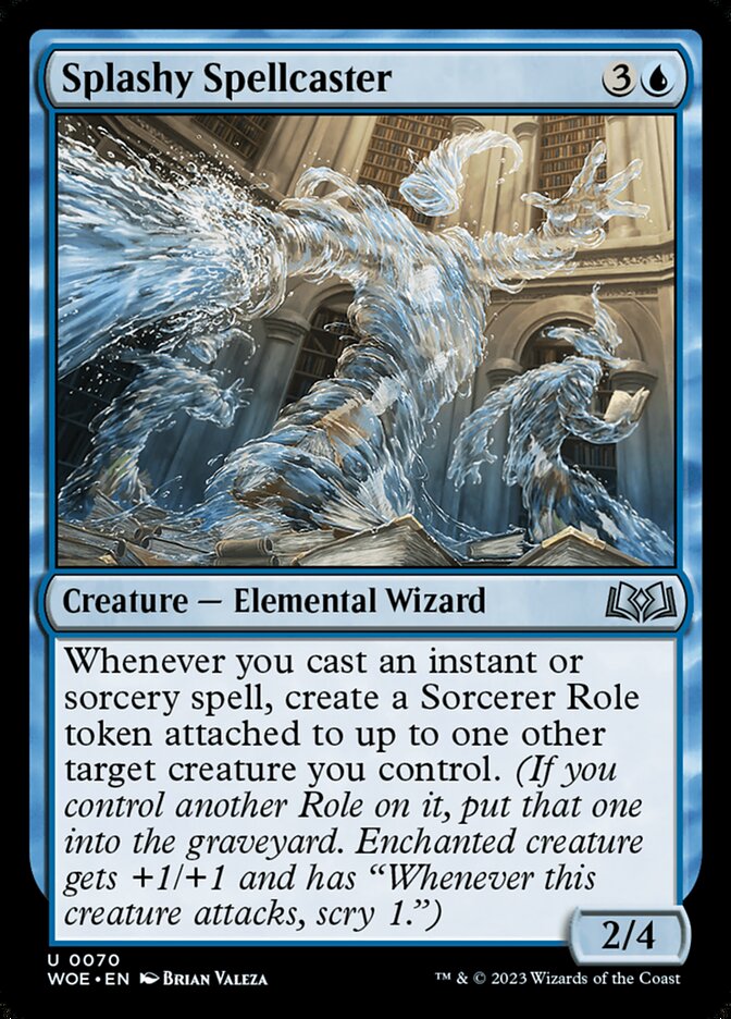 Splashy Spellcaster (Wilds of Eldraine #70)