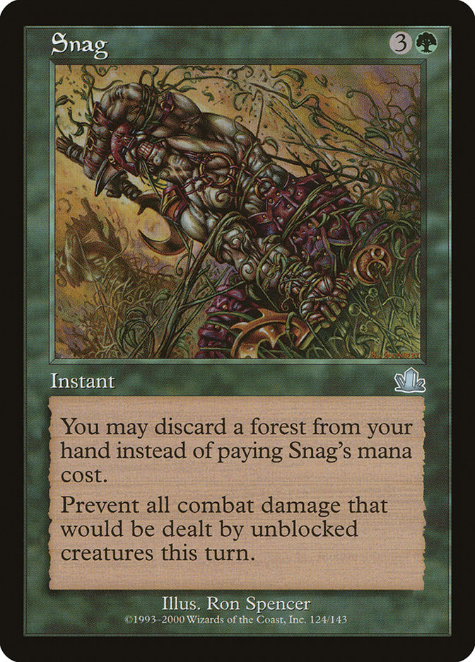 Snag · Prophecy (PCY) #124 · Scryfall Magic The Gathering Search