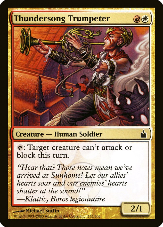 Thundersong Trumpeter (Ravnica: City of Guilds #235)