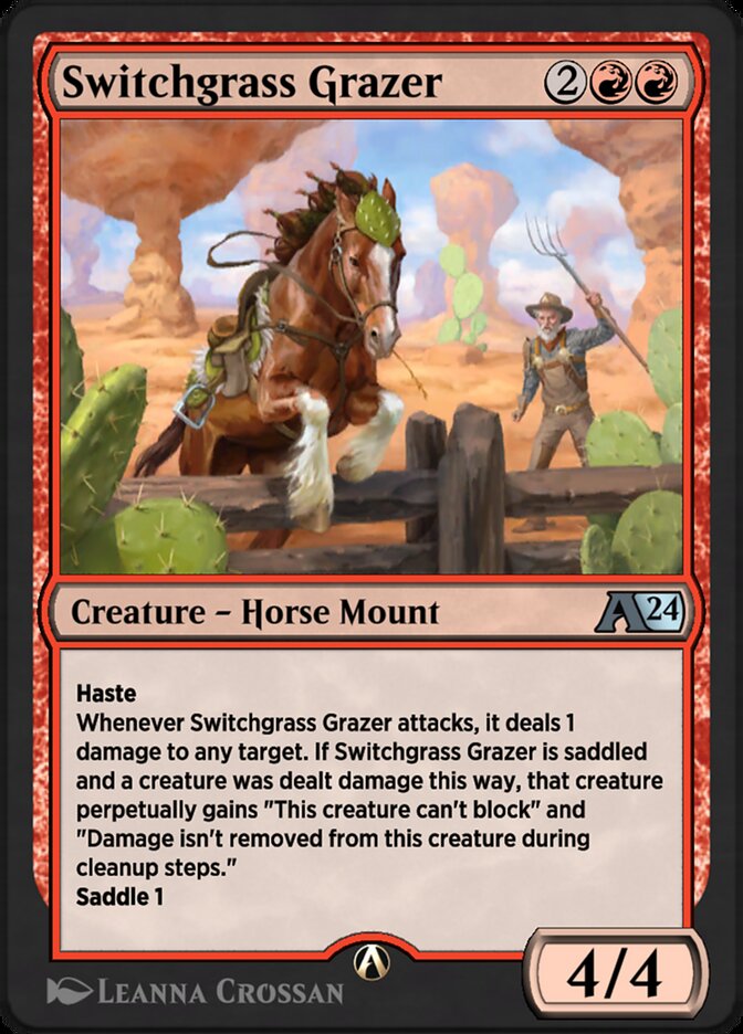 Switchgrass Grazer (Alchemy: Outlaws of Thunder Junction #14)