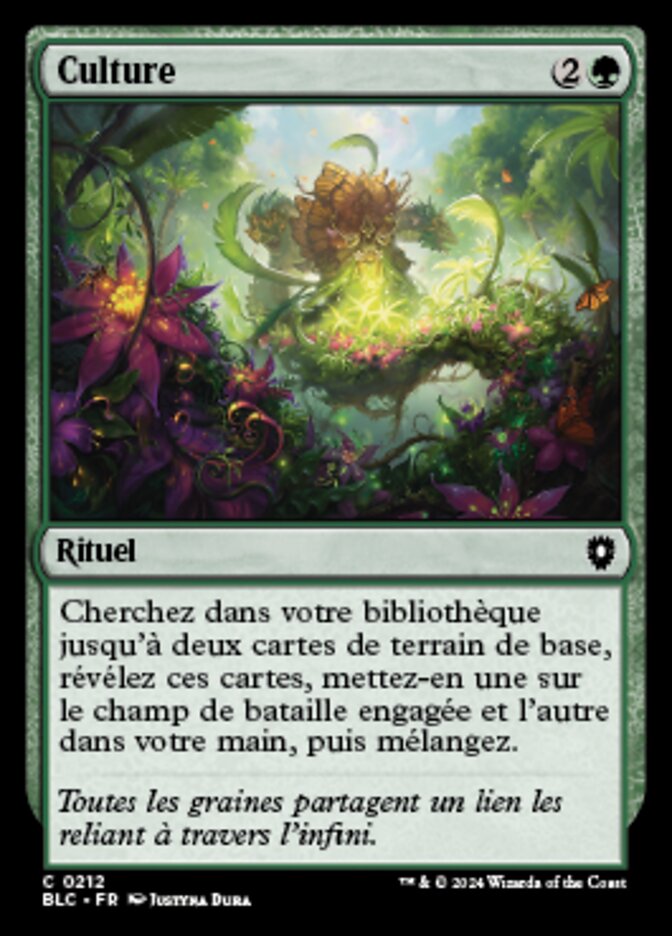 Cultivate (Bloomburrow Commander #212)