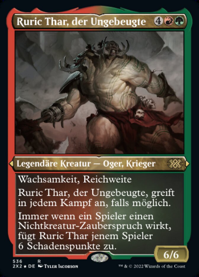 Ruric Thar, the Unbowed (Double Masters 2022 #536)