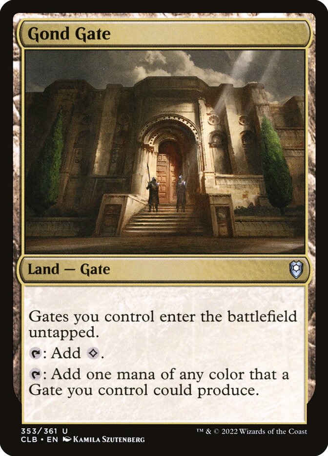 Gond Gate (Commander Legends: Battle for Baldur's Gate #353)