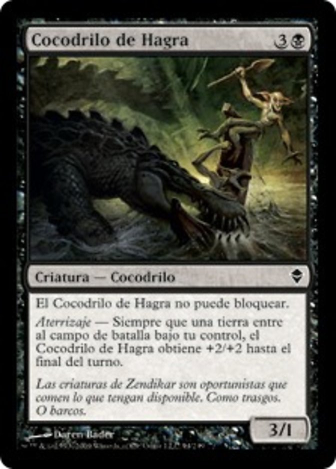 Cocodrilo de Hagra (Hagra Crocodile) · Zendikar (ZEN) #94 · Scryfall Magic:  The Gathering Search