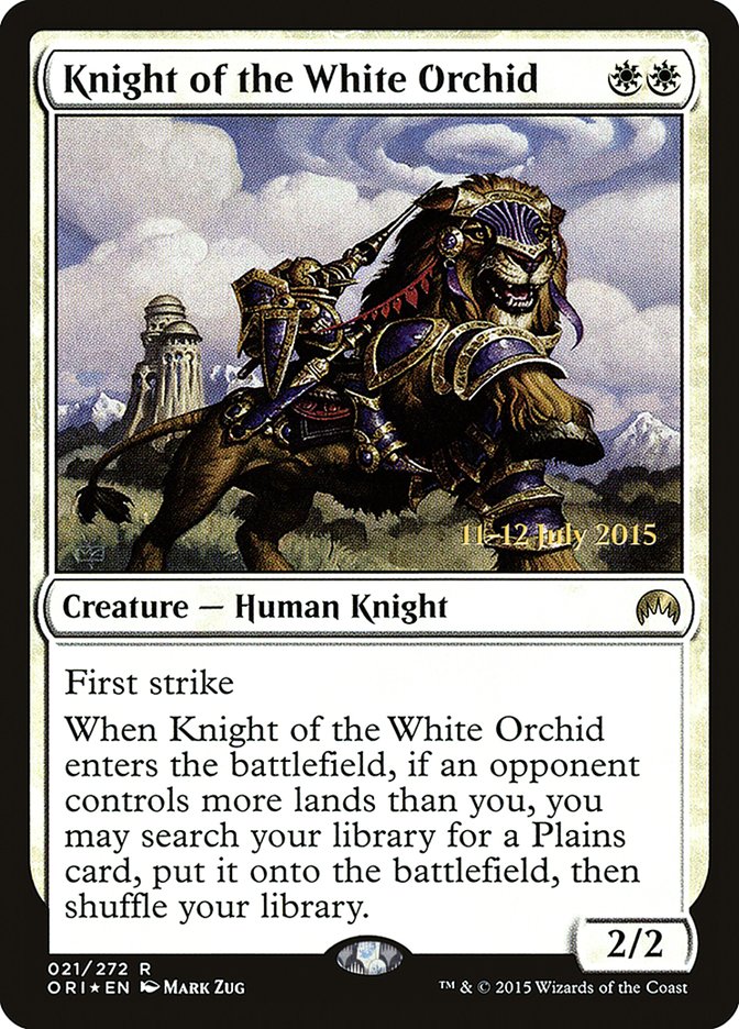Knight of the White Orchid (Magic Origins Promos #21s)