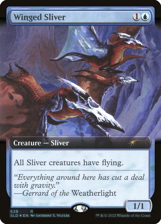 Winged Sliver · Secret Lair Drop (SLD) #628 · Scryfall Magic: The 