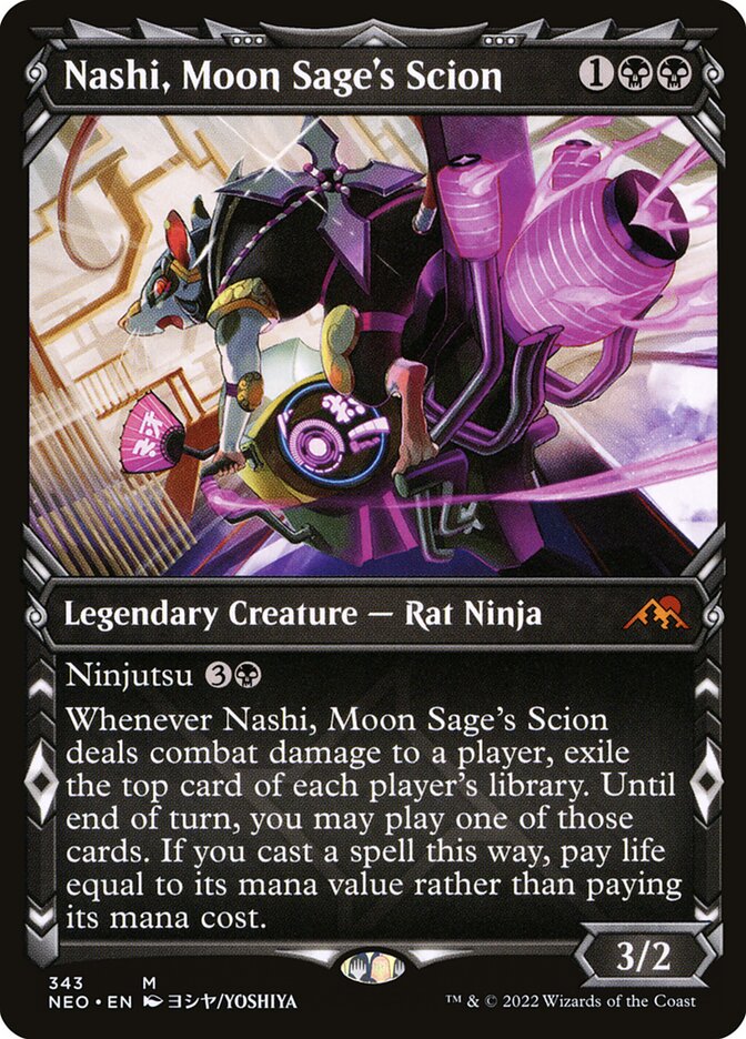Nashi, Moon Sage's Scion (Kamigawa: Neon Dynasty #343)