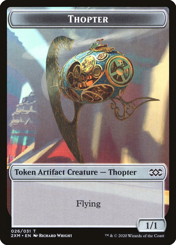 Thopter (Double Masters Tokens #26)