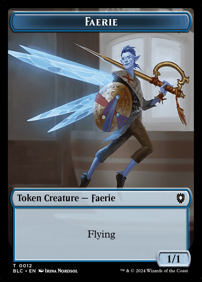 Faerie (Bloomburrow Commander Tokens #12)